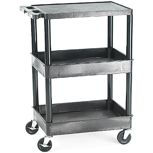 Super Strong 3 Shelf Service Trolley