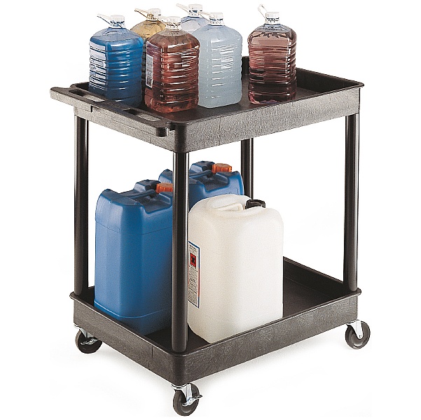 2 Shelf Super Strong Service Trolley