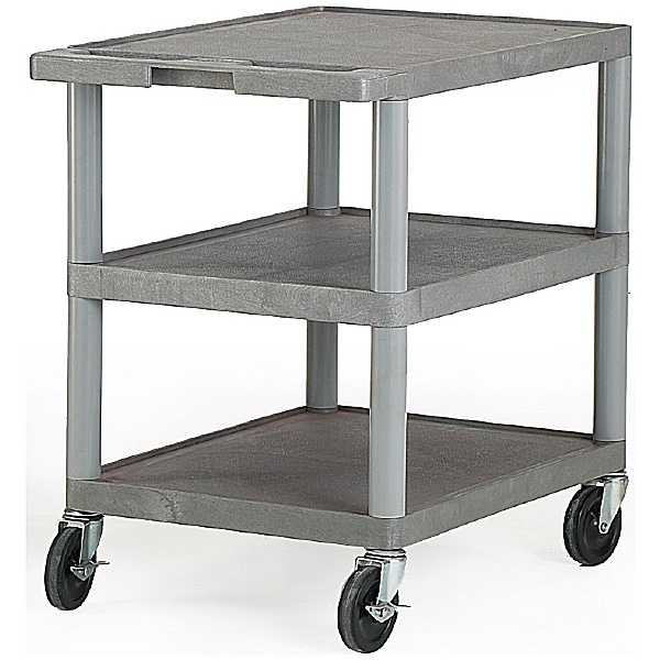 3 Shelf Grey Trolley