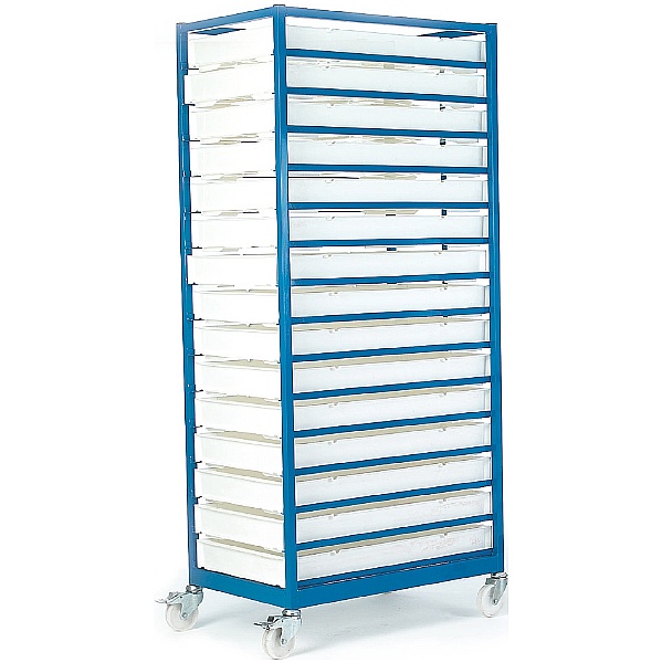 15 Tray Mobile Rack