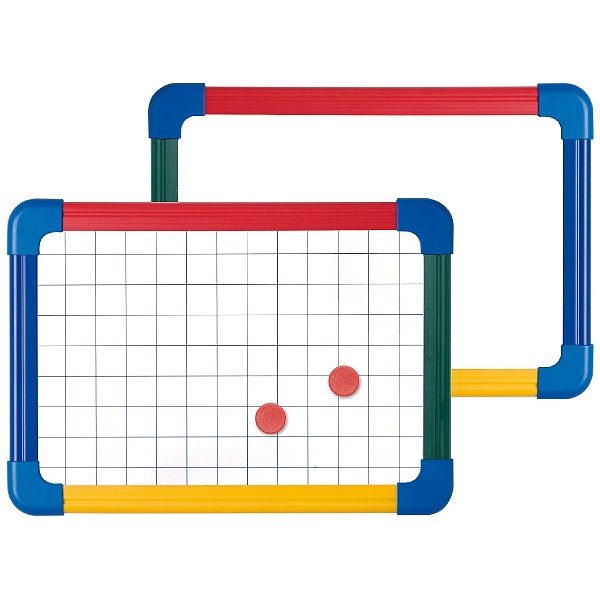 Double Sided Student Whiteboard Plain/Gridded (Pac