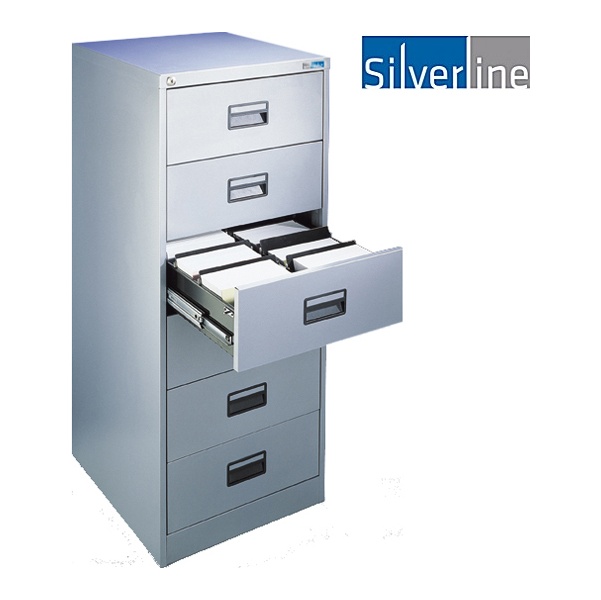 Silverline Card Index Filing Cabinets