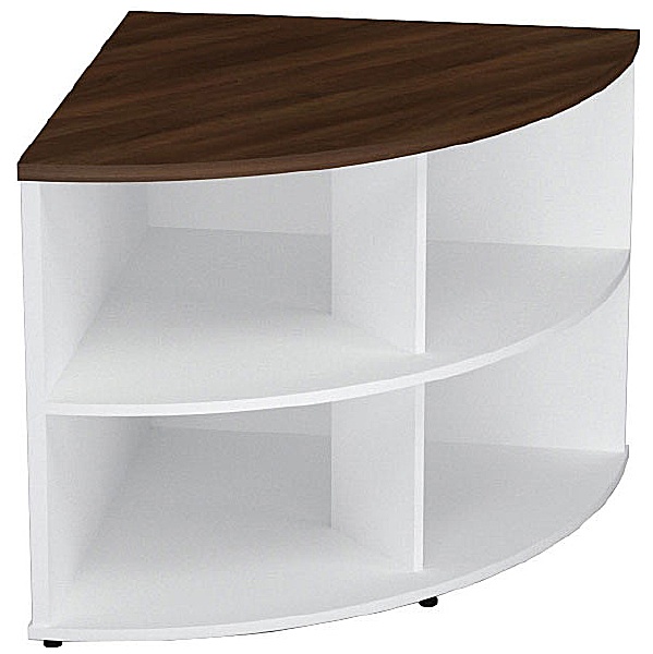 Presence Desk High Corner Bookcase