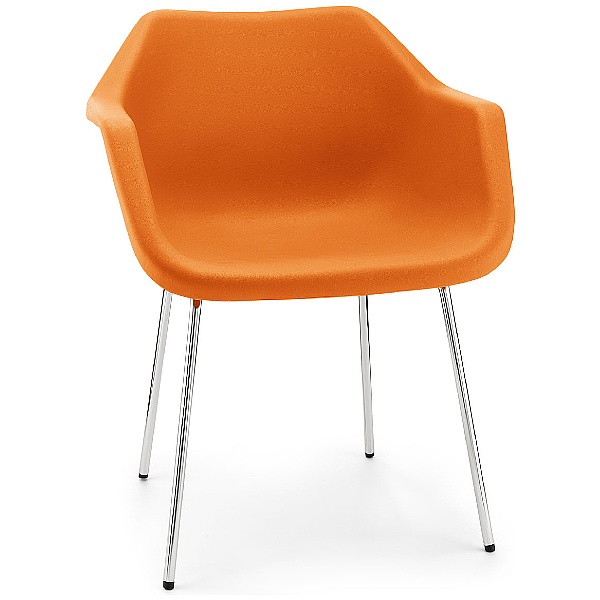 Hille Robin Day Retro Polypropylene Chair Orange