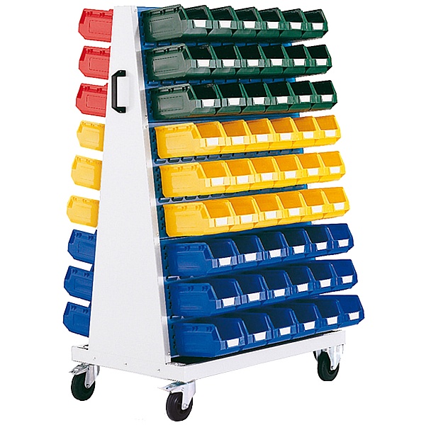 Bott Perfo Louvred Panel Trolleys - 1600H, 6 Panel