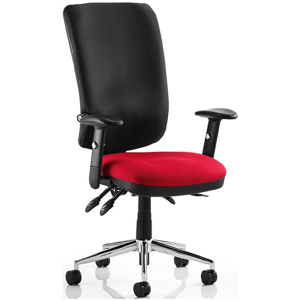 Vital Colour 24Hr Ergonomic High Back Chair