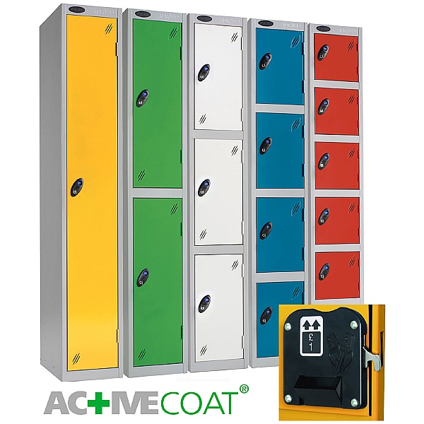 Premium Coin Return Lockers With Activecoat