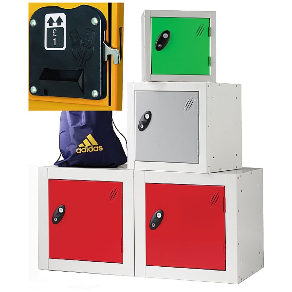 Cube Coin Return Lockers With ActiveCoat