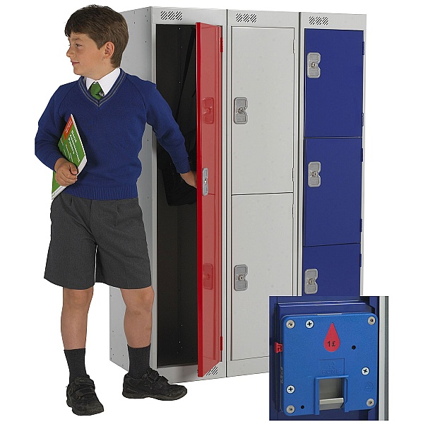 Primary Coin Return Lockers With Biocote