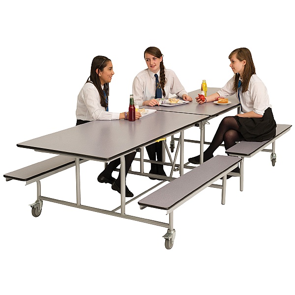 Rectangular Mobile Folding Bench Unit