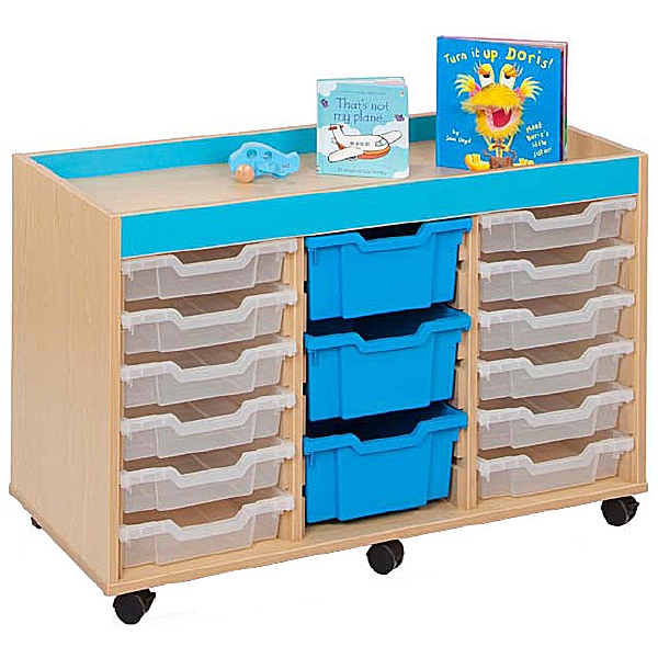 Bubblegum 18 Tray Storage Unit