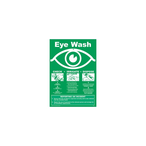 Emergency Eye Care Sign