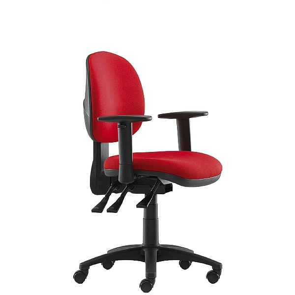 Topaz Medium Back Operator Chair Adjustable Arms