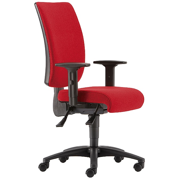May'B High Back Task Chair Height Adjustable Arms