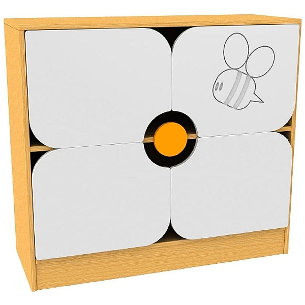 Honey Bee Flower Cupboard