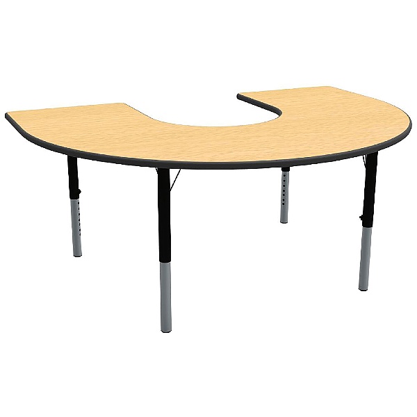 Height Adjustable Horseshoe Theme Table