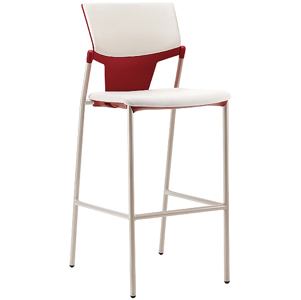 Pledge Ikon Upholstered 4 Leg Stool