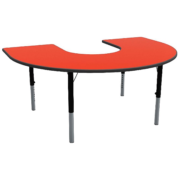 Height Adjustable Horseshoe Primary Theme Tables