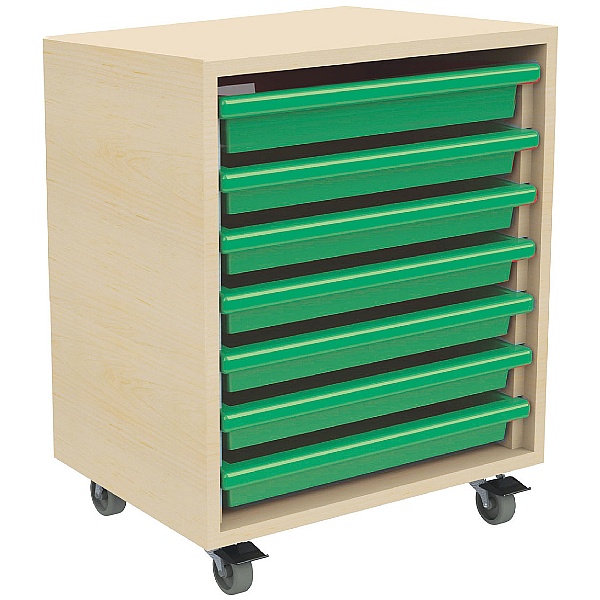 7 Tray Mobile Art & Paper Storage Unit