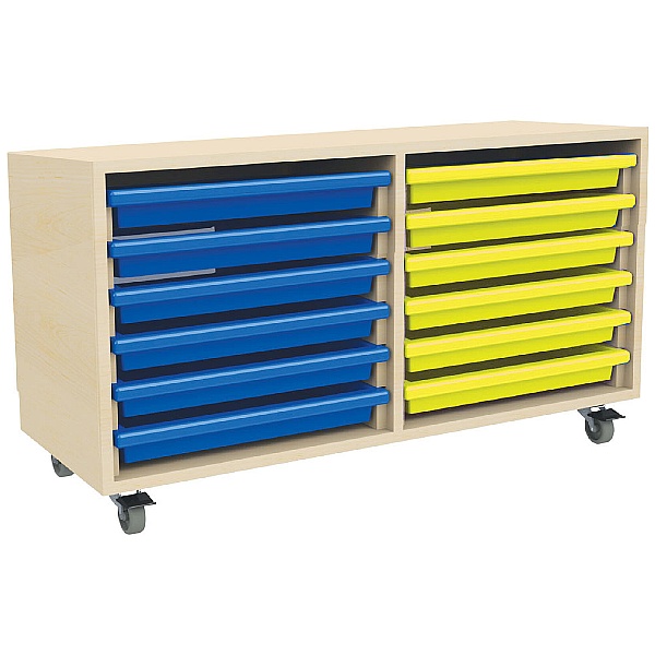 12 Tray Mobile Art & Paper Storage Unit