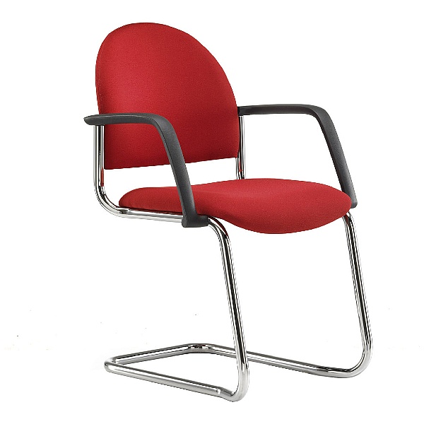 Pledge Arena Rounded Back Cantilever Chair & Arms