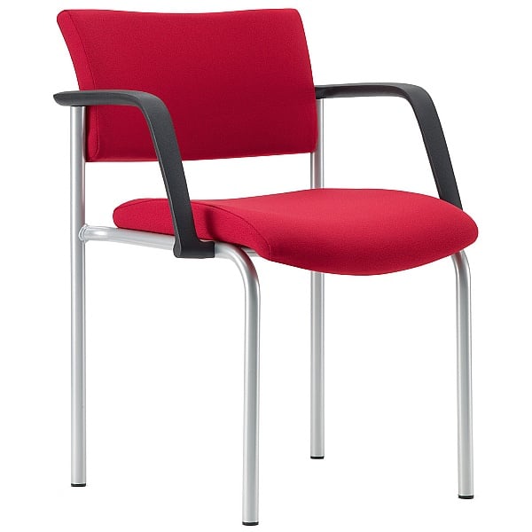 Pledge Arena Square Back 4 Leg Chair With Arms