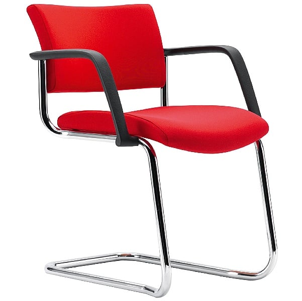Pledge Arena Stacking Cantilever Chair With Arms
