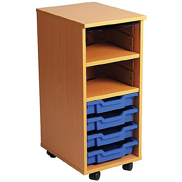 4 Tray Single Bay Storage Unit