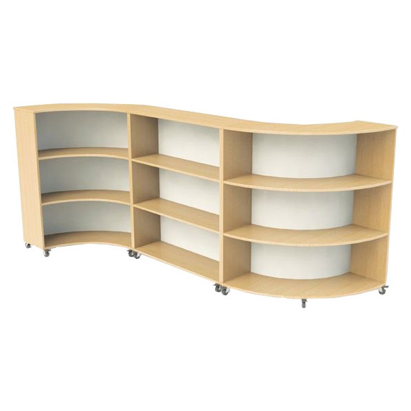 Nexus Curve Straight Bookcases