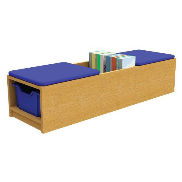 Curve Book & Seat Storage Unit