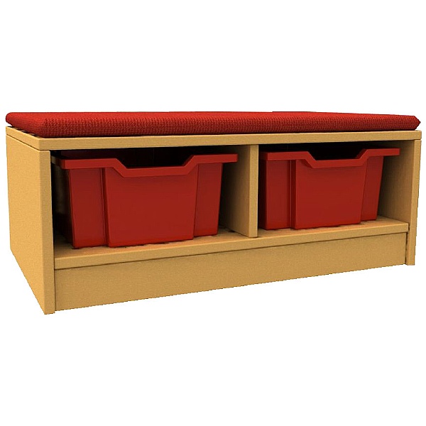 Curve Double Column Storage Unit