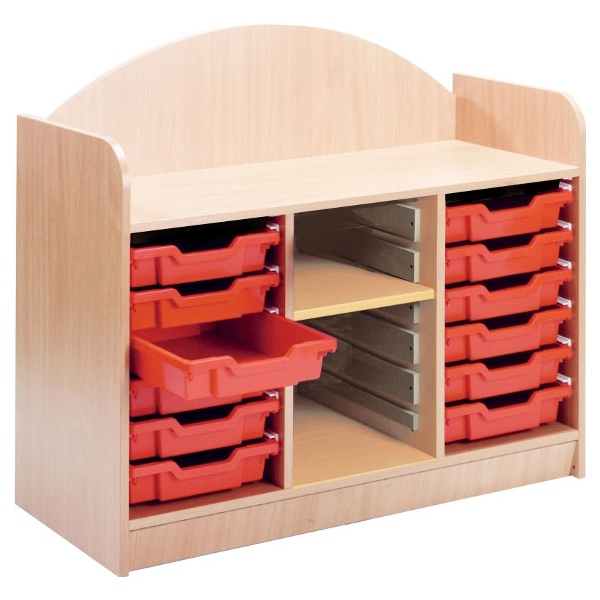 Stretton 12 Shallow Tray Storage Unit With Adjusta