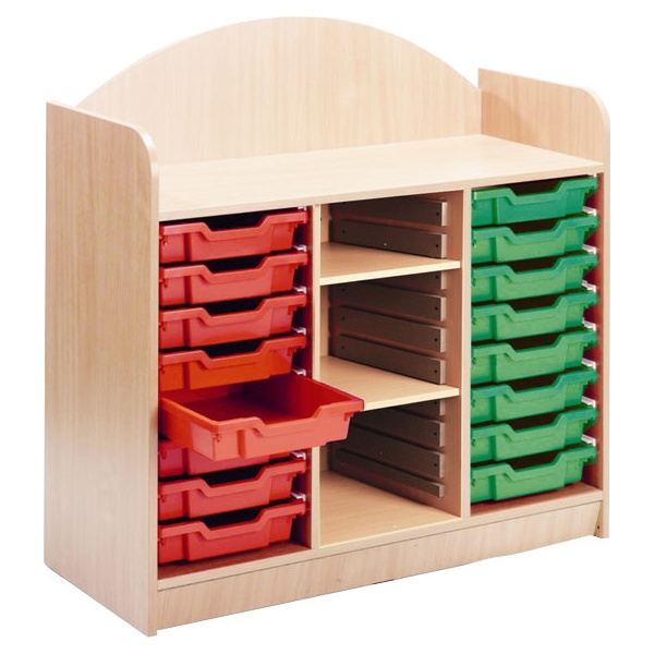 Stretton 16 Tray Storage Unit With Adjustable Shel