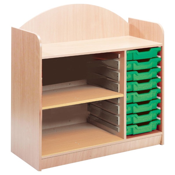 Stretton 8 Tray Storage Unit With Adjustable Shelf