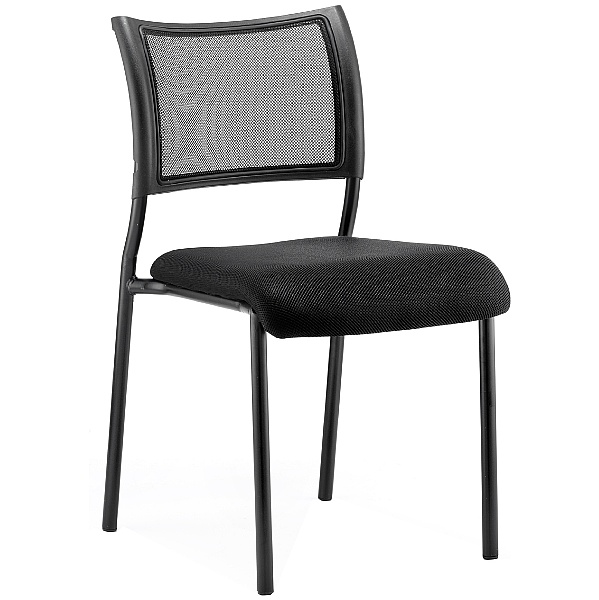 Victoria Black Frame Chair No Arms
