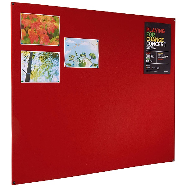 Frameless Felt Covered Noticeboard