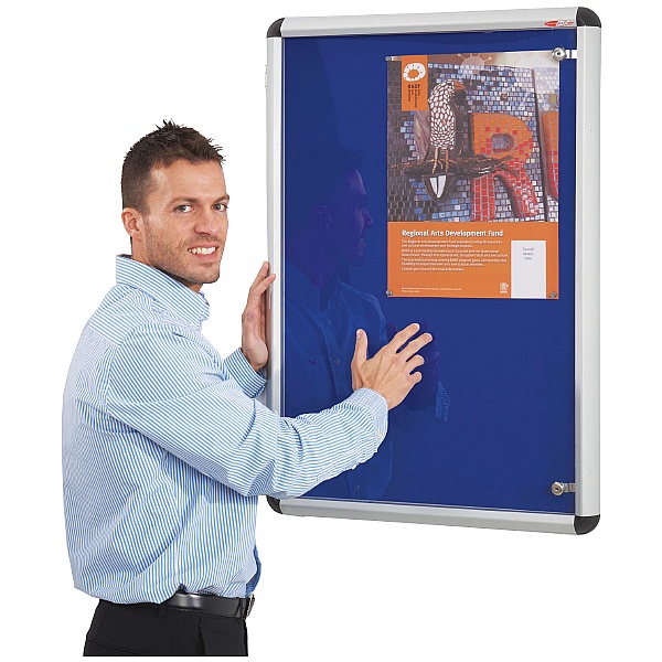 Shield Slimline Noticeboard Single