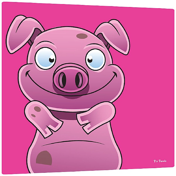 Pin Panelz Primary Graphics Alfie Pig