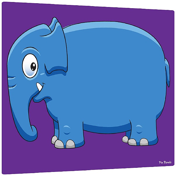 Pin Panelz Primary Graphics Elephant Noticeboard