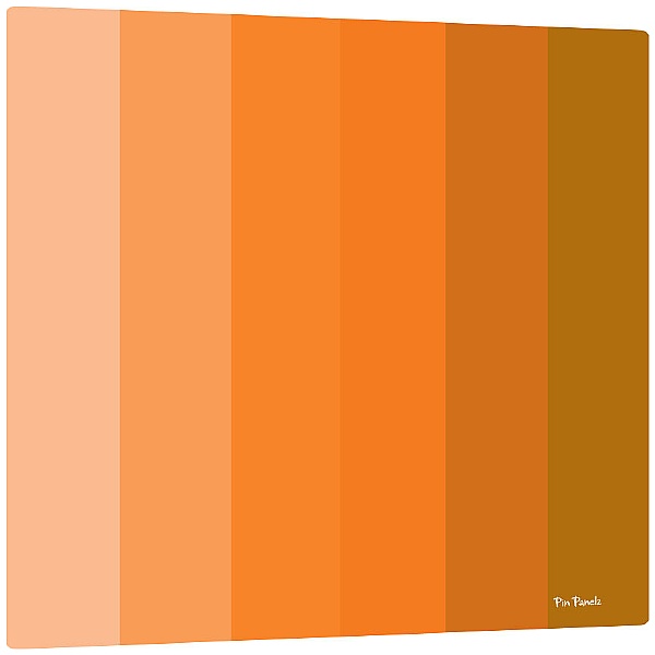 Pin Panelz Shades Noticeboards - Orange