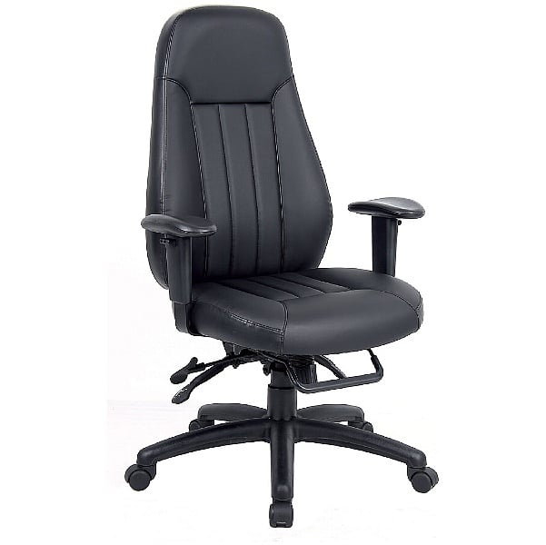 Triton Leather Faced Task Chair