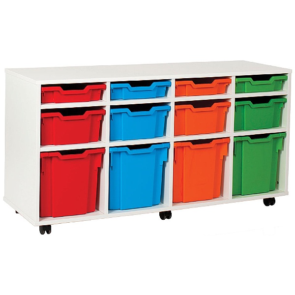 12 Tray Variety White Range Storage Unit