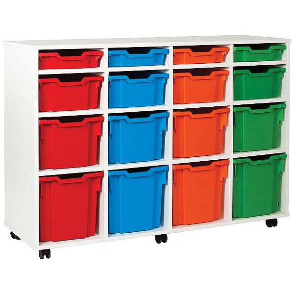 16 Tray Variety White Range Storage Unit