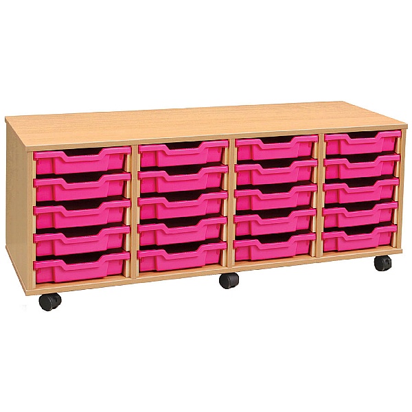 4store 20 Tray Shallow Storage Unit