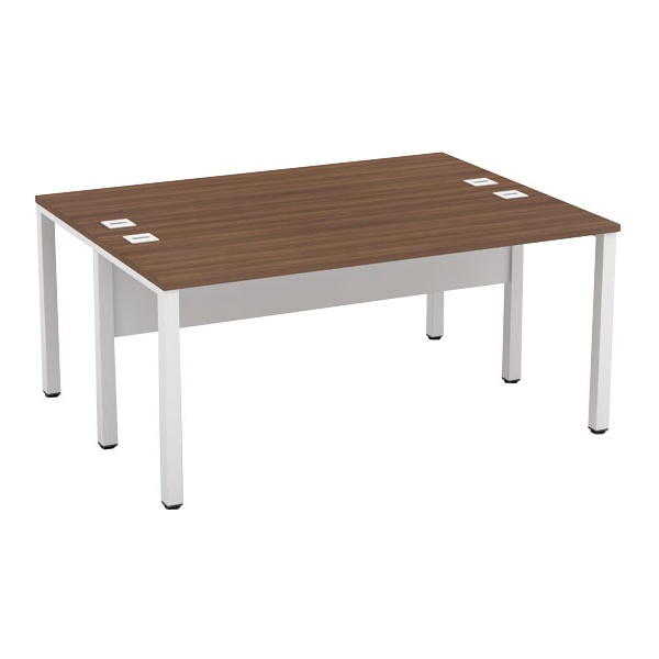 Presence Rectangular Double Bench Desks