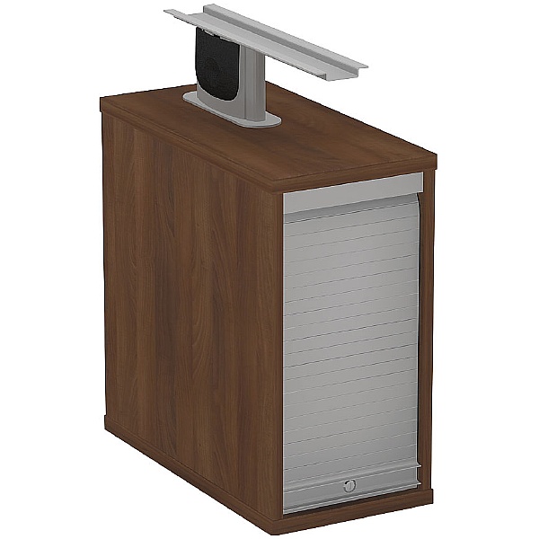 Protocol Shallow Lockable Tambour Support Pedestal