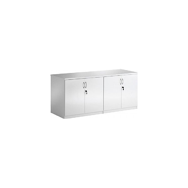 White Lumina High Gloss Credenza Unit