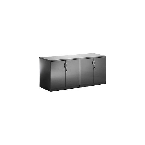 Black Lumina High Gloss Credenza Unit