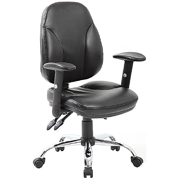 Select Ergonomic Leather Operator Chair