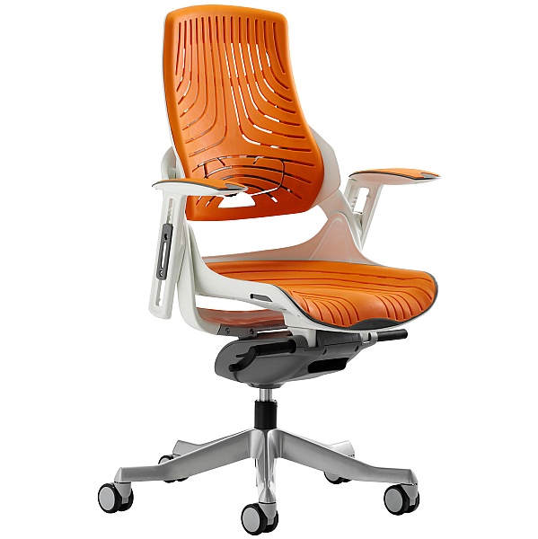 Jett Elastomer Operator Chair - Orange